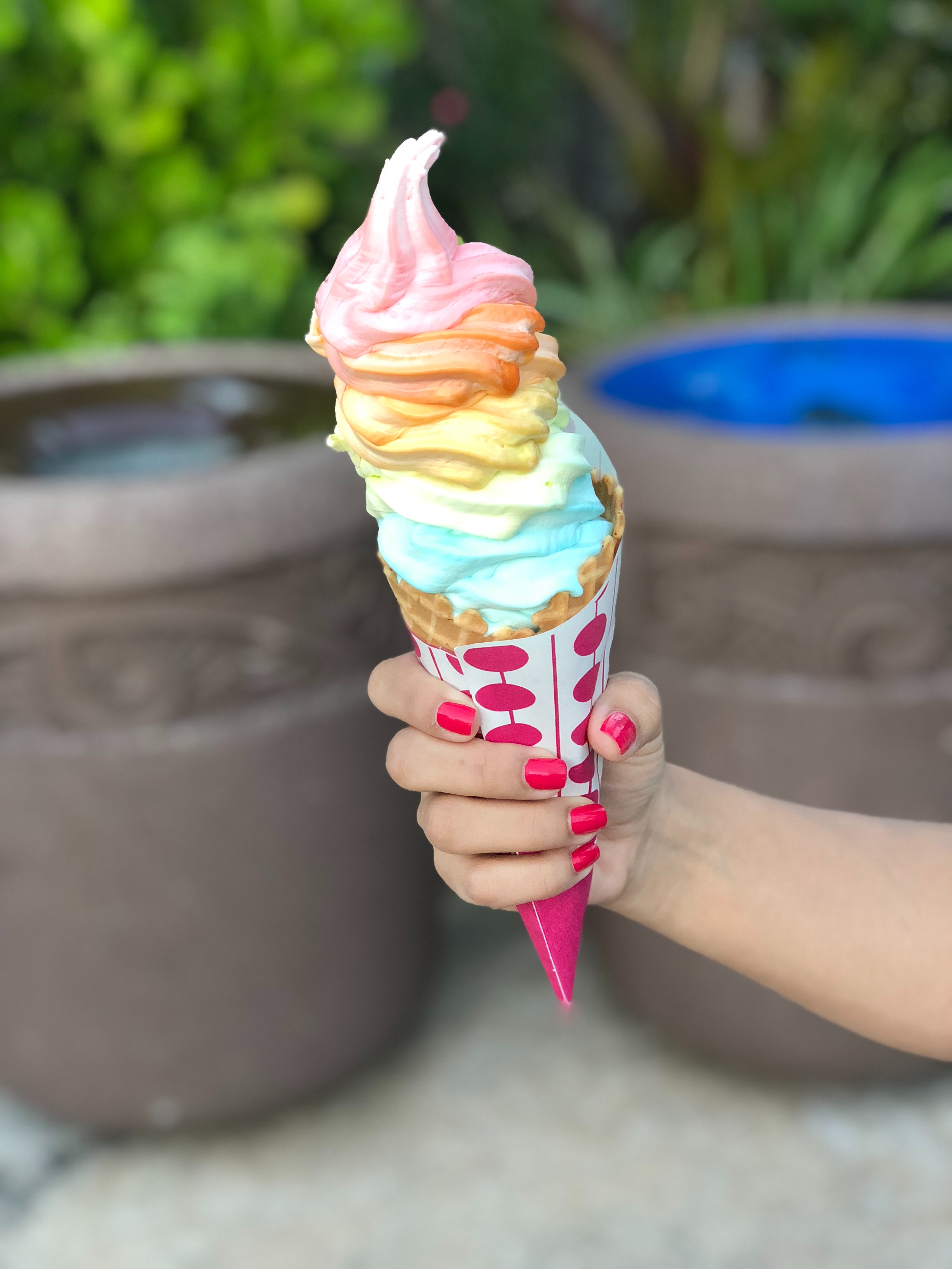 Delicious Ice Cream Cone.